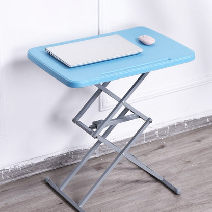 Contemporary Bedroom Office Desk Rectangular Writing Desk with Legs 25.2"L x 17.7"W x 27.2"H Blue Clearhalo 'furn' 'furn_office_desk' 'Furniture' 'Office Desks' 'Office Furniture' 'office_desk' 6599734