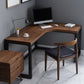 29,25 inch Hoogte Industrial Office Desk Solid Wood L-Shape Writing Desk