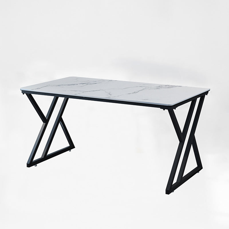 Scrivania per computer industriale camera da letto in pietra scrivania con gambe