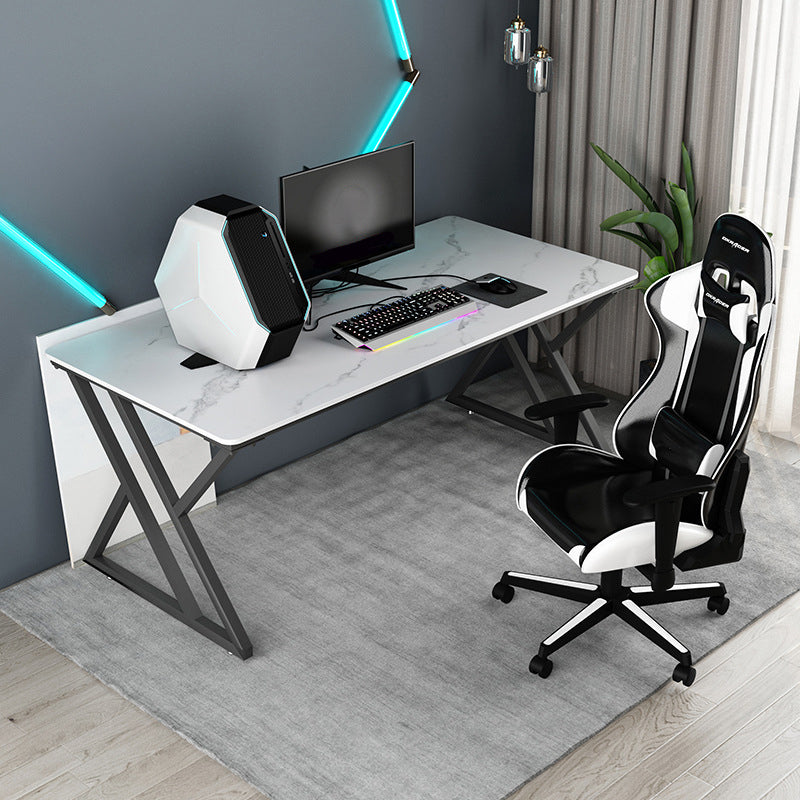 Scrivania per computer industriale camera da letto in pietra scrivania con gambe