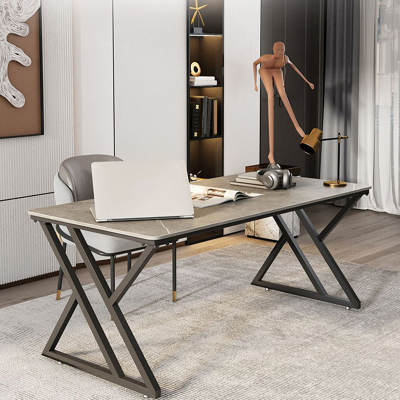 Scrivania per computer industriale camera da letto in pietra scrivania con gambe