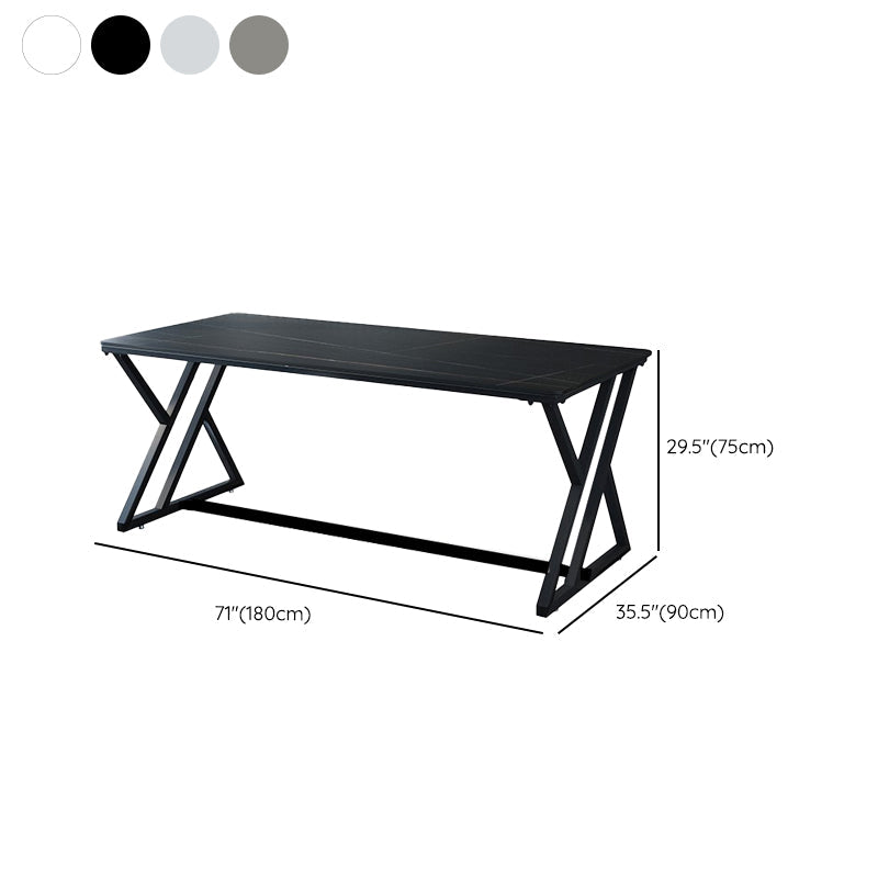 Scrivania per computer industriale camera da letto in pietra scrivania con gambe