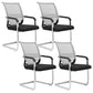 No Wheels Office Chair Modern Fixed Arms Upholstered No Distressing Desk Chair Grey 4 Piece Set Clearhalo 'furn' 'furn_office_chair' 'Furniture' 'Office Chairs' 'Office Furniture' 'office_chair' 6599935