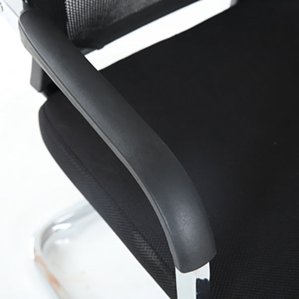 No Wheels Office Chair Modern Fixed Arms Upholstered No Distressing Desk Chair Clearhalo 'furn' 'furn_office_chair' 'Furniture' 'Office Chairs' 'Office Furniture' 'office_chair' 6599938