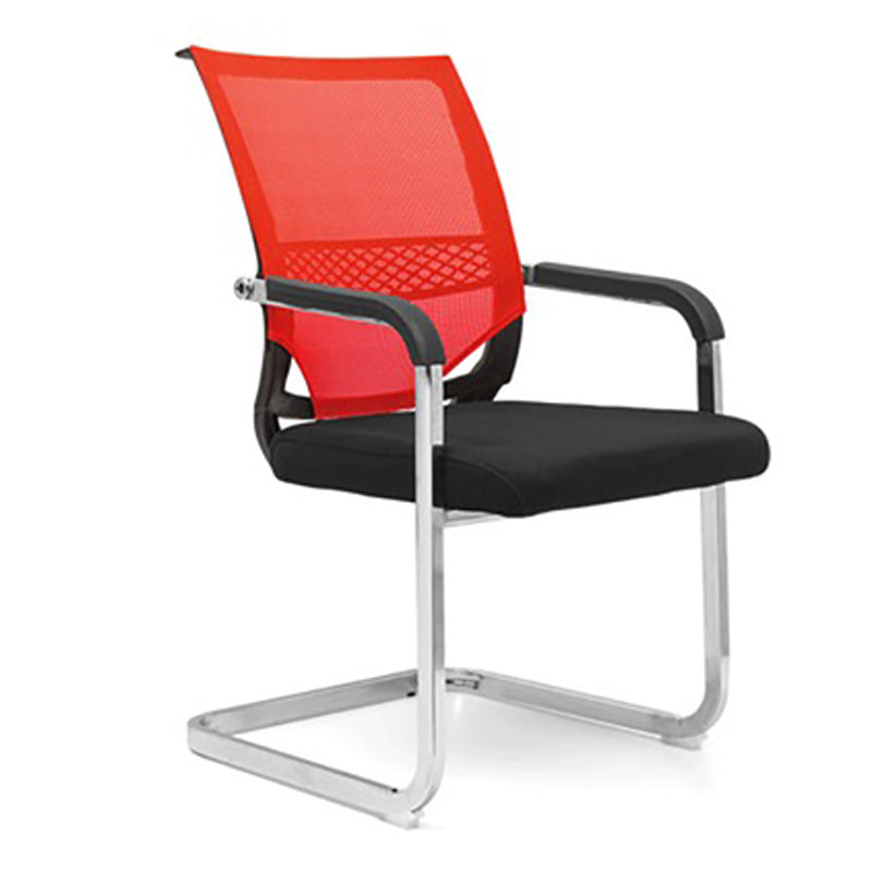No Wheels Office Chair Modern Fixed Arms Upholstered No Distressing Desk Chair Clearhalo 'furn' 'furn_office_chair' 'Furniture' 'Office Chairs' 'Office Furniture' 'office_chair' 6599950