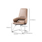 Modern Leather Managers Chair No Arm Executive Chair for Office Clearhalo 'furn' 'furn_office_chair' 'Furniture' 'Office Chairs' 'Office Furniture' 'office_chair' 6600041