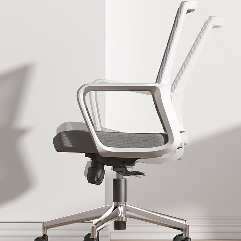 Modern Fixed Arms Conference Chair Mesh Seat and Back Chair for Office Clearhalo 'furn' 'furn_office_chair' 'Furniture' 'Office Chairs' 'Office Furniture' 'office_chair' 6600116