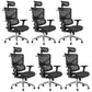 Modern Desk Chair Mesh Computer Chair High-Back Adjustable Chair with Wheels