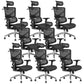 Modern Desk Chair Mesh Computer Chair High-Back Adjustable Chair with Wheels
