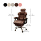 Modern Style Gaming Chair Faux Leather Fixed Arm Desk Chair for Home Clearhalo 'furn' 'furn_office_chair' 'Furniture' 'Office Chairs' 'Office Furniture' 'office_chair' 6600343