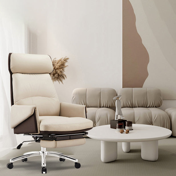 Modern No Arm Executive Chair Tilt Mechanism Managers Chair for Office Clearhalo 'furn' 'furn_office_chair' 'Furniture' 'Office Chairs' 'Office Furniture' 'office_chair' 6600380