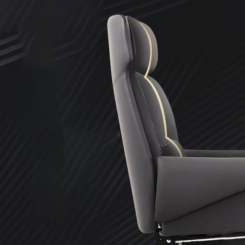 Modern No Arm Executive Chair Tilt Mechanism Managers Chair for Office Clearhalo 'furn' 'furn_office_chair' 'Furniture' 'Office Chairs' 'Office Furniture' 'office_chair' 6600384