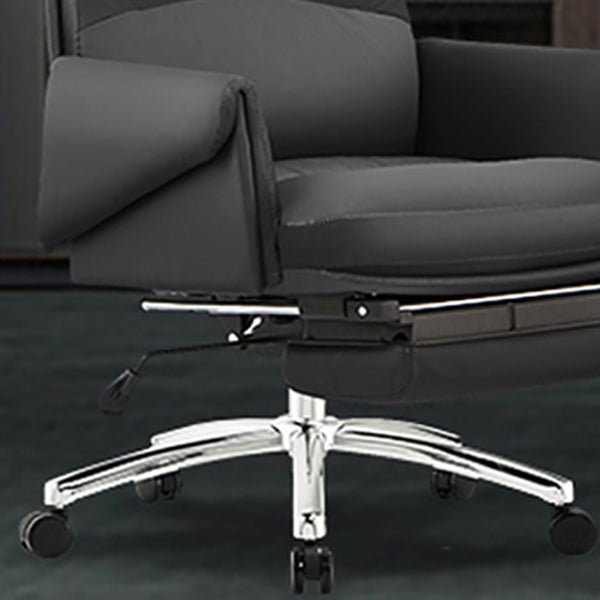 Modern No Arm Executive Chair Tilt Mechanism Managers Chair for Office Clearhalo 'furn' 'furn_office_chair' 'Furniture' 'Office Chairs' 'Office Furniture' 'office_chair' 6600386