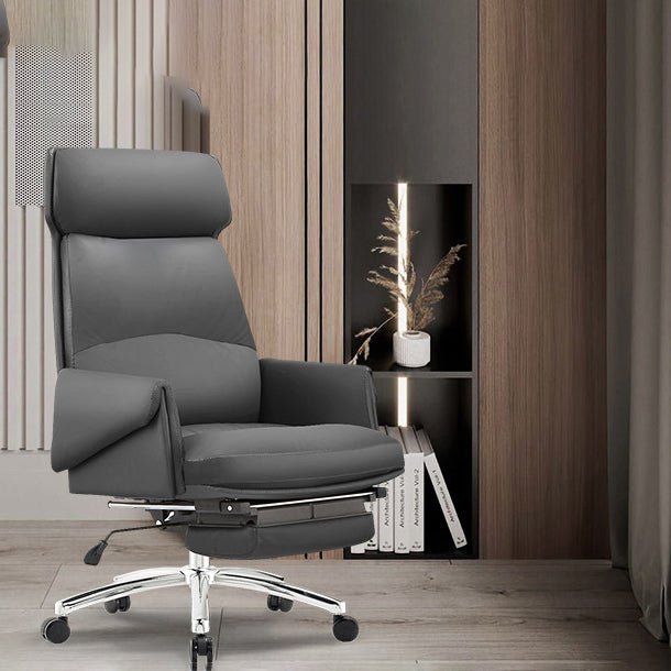 Modern No Arm Executive Chair Tilt Mechanism Managers Chair for Office Clearhalo 'furn' 'furn_office_chair' 'Furniture' 'Office Chairs' 'Office Furniture' 'office_chair' 6600391