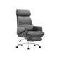 Modern No Arm Executive Chair Tilt Mechanism Managers Chair for Office Gray 1 Piece Clearhalo 'furn' 'furn_office_chair' 'Furniture' 'Office Chairs' 'Office Furniture' 'office_chair' 6600393