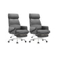 Modern No Arm Executive Chair Tilt Mechanism Managers Chair for Office Gray 2 Piece Set Clearhalo 'furn' 'furn_office_chair' 'Furniture' 'Office Chairs' 'Office Furniture' 'office_chair' 6600394