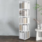 Standard Metal Bookcase Industrial Open Back Bookshelf with Shelves