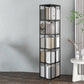 Standard Metal Bookcase Industrial Open Back Bookshelf with Shelves