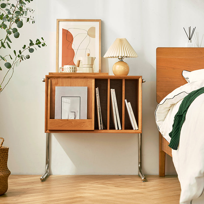 Modern Closed Back Standard Bookshelf Wooden Bookcase with Shelves Clearhalo 'Bookcases' 'furn' 'furn_bookcases' 'Furniture' 'Office Furniture' 6600445