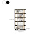 Engineered Wood Glam Bookcase Standard Closed Back Bookshelf