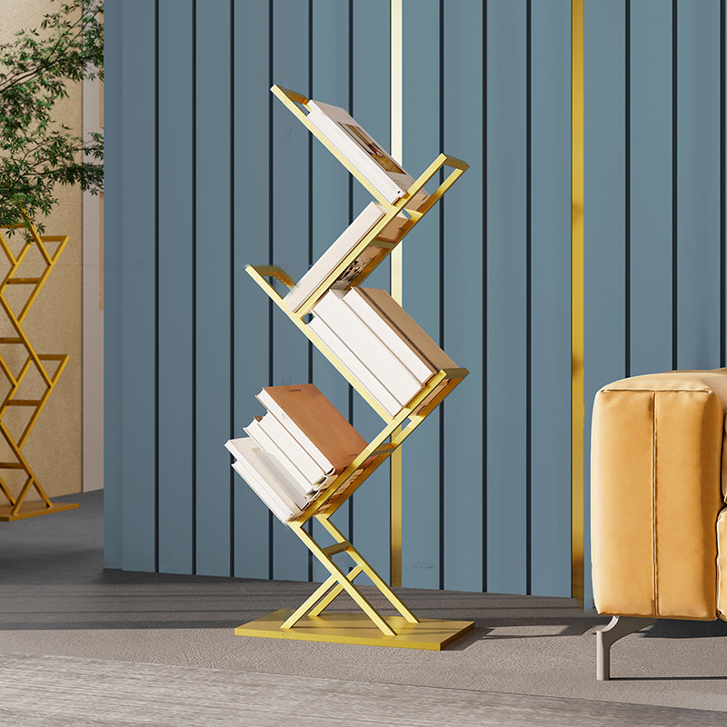 Modernes Bücherregal aus dem Bücherregal Metal Open Regal mit Regalen für Heimbüro