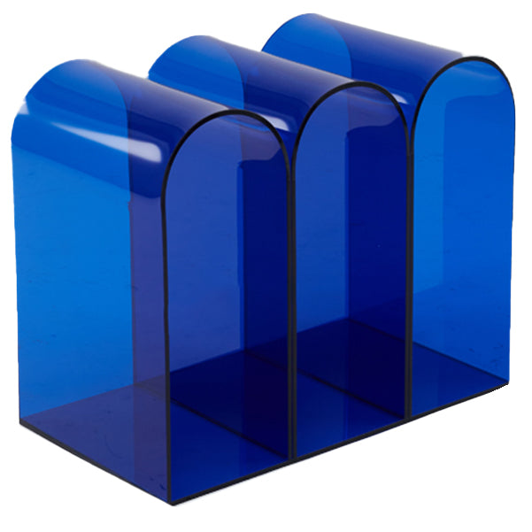 Contemporary Antique Finish Shelf Bookcase Acrylic Geometric Bookshelf