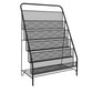 Scandinavian Shelf Bookcase Metal Etagere Bookshelf with Shelves