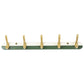 Metal and Wood Coat Hanger Modern Minimalist Home Wall Hanging Coat Rack Clearhalo 'Entry & Mudroom Furniture' 'furn' 'furn_hall_tree_coat_racks' 'Furniture' 'Hall Trees & Coat Racks' 'hall_tree_coat_racks' 6600659