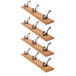 Modern Wooden Entryway Coat Rack Wall-Mounted Coat Hanger with Hooks Natural 4 Piece Set 3 Clearhalo 'Entry & Mudroom Furniture' 'furn' 'furn_hall_tree_coat_racks' 'Furniture' 'Hall Trees & Coat Racks' 'hall_tree_coat_racks' 6600752