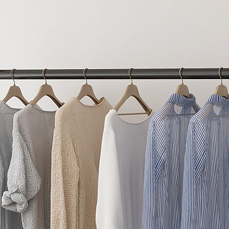 Stile moderno per cappotto nero con telaio metallico gancio cappa per camera da letto