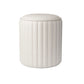 Whole Colored Ottoman Cylinder Shape Stain Resistant Faux Leather Ottoman White 1 Piece Clearhalo 'furn' 'furn_ottomans_poufs' 'Furniture' 'Living Room Furniture' 'Ottomans & Poufs' 'ottomans_poufs' 6600829