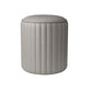 Whole Colored Ottoman Cylinder Shape Stain Resistant Faux Leather Ottoman Dark Gray 1 Piece Clearhalo 'furn' 'furn_ottomans_poufs' 'Furniture' 'Living Room Furniture' 'Ottomans & Poufs' 'ottomans_poufs' 6600830