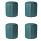Whole Colored Ottoman Cylinder Shape Stain Resistant Faux Leather Ottoman Green 4 Piece Set Clearhalo 'furn' 'furn_ottomans_poufs' 'Furniture' 'Living Room Furniture' 'Ottomans & Poufs' 'ottomans_poufs' 6600843