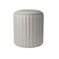 Whole Colored Ottoman Cylinder Shape Stain Resistant Faux Leather Ottoman Light Gray 1 Piece Clearhalo 'furn' 'furn_ottomans_poufs' 'Furniture' 'Living Room Furniture' 'Ottomans & Poufs' 'ottomans_poufs' 6600849