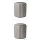 Whole Colored Ottoman Cylinder Shape Stain Resistant Faux Leather Ottoman Dark Gray 2 Piece Set Clearhalo 'furn' 'furn_ottomans_poufs' 'Furniture' 'Living Room Furniture' 'Ottomans & Poufs' 'ottomans_poufs' 6600853
