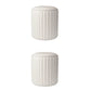 Whole Colored Ottoman Cylinder Shape Stain Resistant Faux Leather Ottoman White 2 Piece Set Clearhalo 'furn' 'furn_ottomans_poufs' 'Furniture' 'Living Room Furniture' 'Ottomans & Poufs' 'ottomans_poufs' 6600859