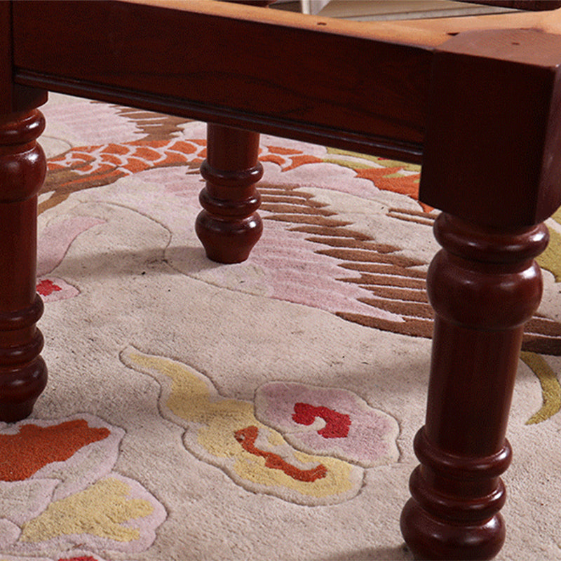 Mid-Century Modern Ottoman Faux Leather Tufted Upholstered Square Ottoman Clearhalo 'furn' 'furn_ottomans_poufs' 'Furniture' 'Living Room Furniture' 'Ottomans & Poufs' 'ottomans_poufs' 6600875