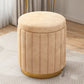 Grey Round Pouf Gorgeous Stain Resistant Pouf for Living Room