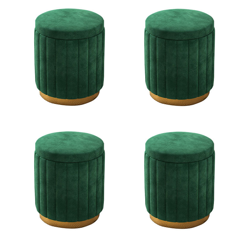 Grey Round Pouf Gorgeous Stain Resistant Pouf for Living Room