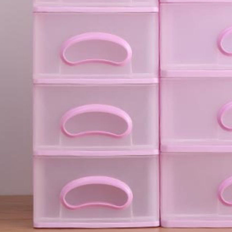 Plastic Filing Cabinet Vertical Filing Cabinet with Drawers for Home and Office Clearhalo 'Filing Cabinets' 'filling_cabinets' 'furn' 'furn_filling_cabinets' 'Furniture' 'Office Furniture' 6601031