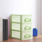 Plastic Filing Cabinet Vertical Filing Cabinet with Drawers for Home and Office 6.7"L x 9.4"W x 11.8"H Green Clearhalo 'Filing Cabinets' 'filling_cabinets' 'furn' 'furn_filling_cabinets' 'Furniture' 'Office Furniture' 6601047