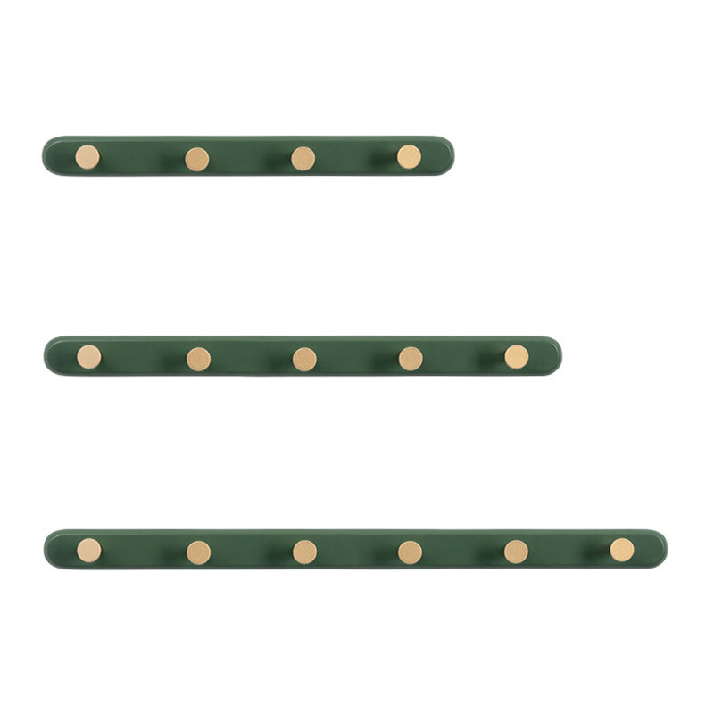 Skandinavischer Kleidungsregal Holz Wandmontierter Metallhaken Eingangsmantelbleiderung