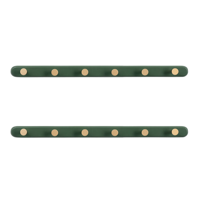 Skandinavischer Kleidungsregal Holz Wandmontierter Metallhaken Eingangsmantelbleiderung