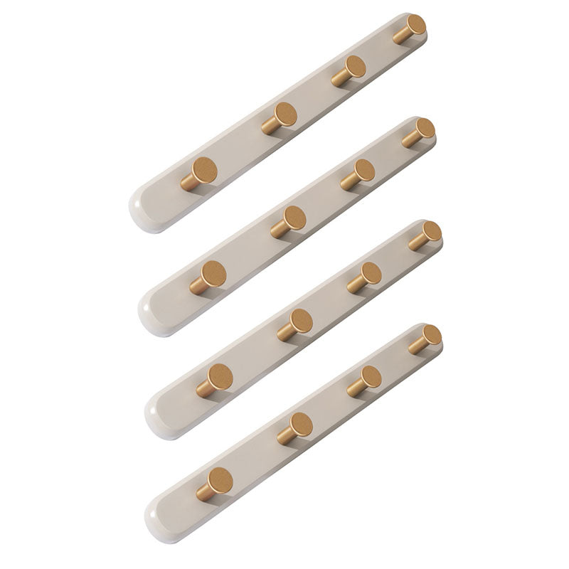 Skandinavischer Kleidungsregal Holz Wandmontierter Metallhaken Eingangsmantelbleiderung