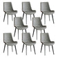 Upholstered Armless Dining Chair Parsons Dining Room Side Chair Grey 8 Piece Set Clearhalo 'Dining Chairs' 'Dining Tables & Seating' 'dining_chair' 'furn' 'furn_dining_chair' 'Furniture' 'Kitchen & Dining Furniture' 6606140