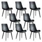 Upholstered Armless Dining Chair Parsons Dining Room Side Chair Black 8 Piece Set Clearhalo 'Dining Chairs' 'Dining Tables & Seating' 'dining_chair' 'furn' 'furn_dining_chair' 'Furniture' 'Kitchen & Dining Furniture' 6606151