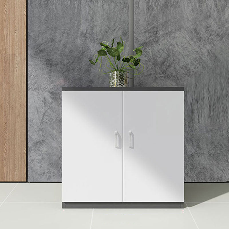 Moderner vertikaler Aktenschrank Holzlagerschrank für Home Office