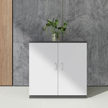 Moderner vertikaler Aktenschrank Holzlagerschrank für Home Office