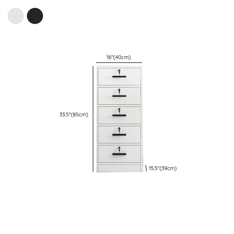 Archivo de archivos de metal moderno Archivo vertical para la oficina en casa