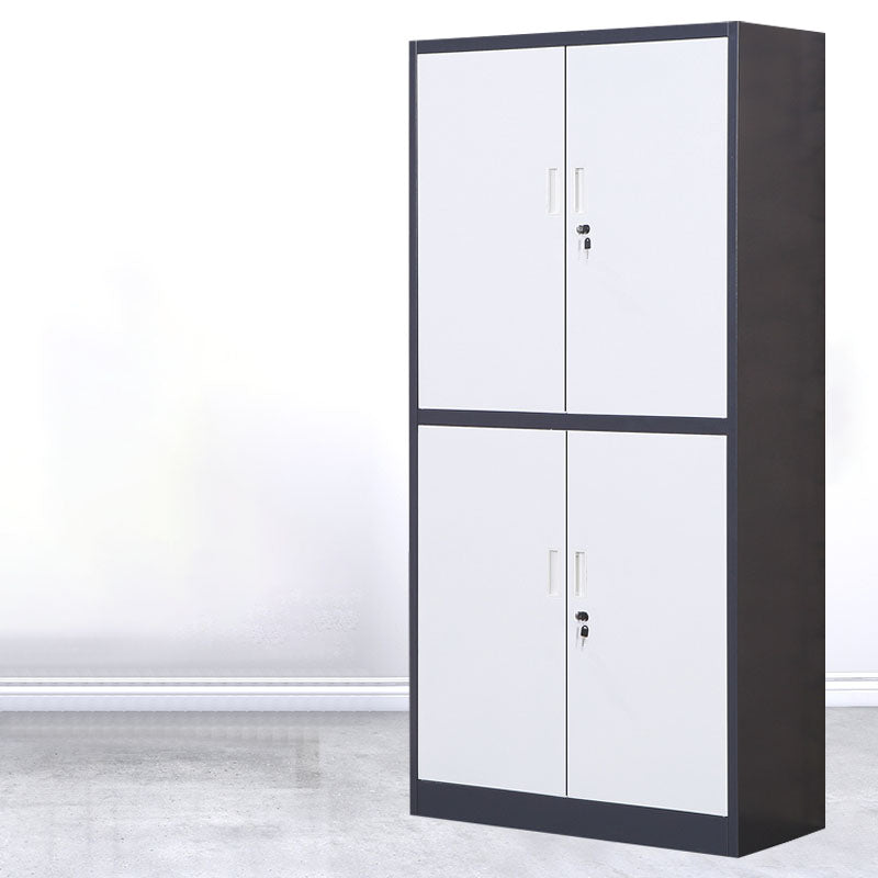 Armoire de fichiers contemporaine Cadre en acier à liborde verticale avec serrure de clé
